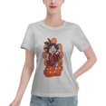 thumbnail image 1 of T-Shirt Basique à Manches Courtes pour Femmes Dragon Ball Little Goku, 1 of 6