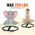 thumbnail image 2 of KFFKFF Chaise Pivotante pour Enfant, Chaise Rotative Éléphant pour Enfants jusqu'à 220 Lb, Rotation à 360 Degrés, Jouet Sensoriel pour Enfants Autistes, Vert, 2 of 9