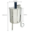 thumbnail image 4 of INTBUYING 4 Frame Electric Honey Extractor Separator Stainless Steel with Beekeeping Tool, 4 of 10