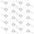 thumbnail image 3 of 20pcs 3-forks Lampshade Spring Clips Lampshade Support Clips Lamp Accessories, 3 of 7
