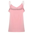 thumbnail image 5 of Patlollav Womens V-Neck Sleeveless T-Shirt Summer Solid Loose Blouse Tops, 5 of 6