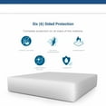 thumbnail image 2 of Bedbug Proof, Waterproof, Dust Mite and Allergen Proof Heavy Duty Vinyl Zippered Mattress Protector, Full 12", 2 of 6