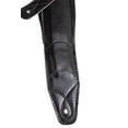 thumbnail image 6 of Walker & Williams C-22-BB Black on Black Premium Top Grain Leather Double Padded Guitar Strap Extra Wide, 6 of 8