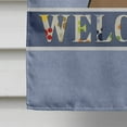 thumbnail image 4 of Chocolate Labrador Welcome Flag Canvas House Size BB1420CHF, 4 of 4