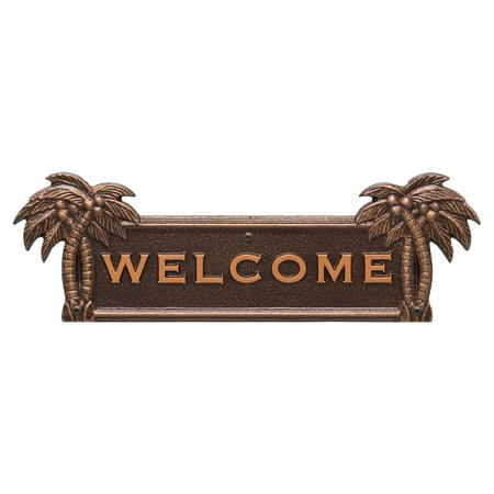 - Whitehall Palm Tree Welcome Plaque