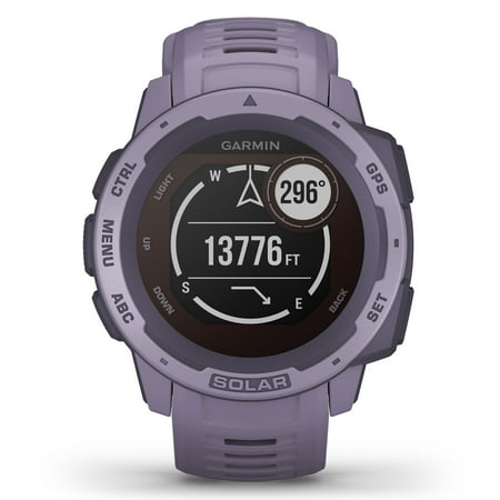 Garmin - Instinct Solar Smartwatch 45mm Fiber-Reinforced Polymer - Orchid