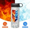 thumbnail image 6 of Sikiie white Moose winter tree Print 18OZ Insulated Straw Cup, Portable Leak-proof Sports Water Bottle, Stainless Steel Water Cup Suitable for Home and Outdoor, 6 of 8