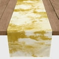 thumbnail image 3 of Creative Products Painted Abstract Yellow 16x90 Poly Twill Table Runner, 3 of 3