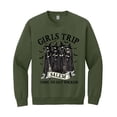 thumbnail image 2 of Girls Trip Salem Sweatshirt, Retro Salem Massachusetts Halloween Witch Graphic Pullover, 2 of 3