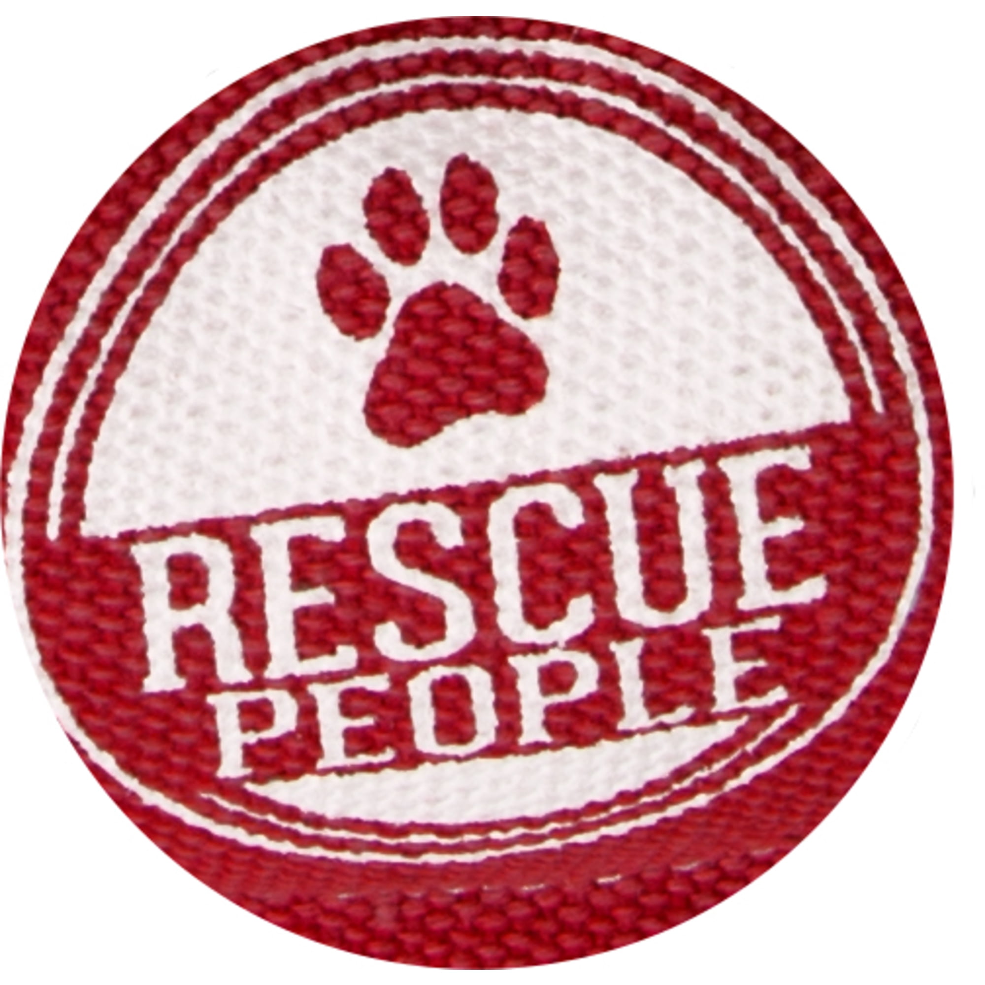 Pavilion Gift Company Pavilion-Best Rescue Ever-Life Saver 11 Inch Large Tug of War Rope Sturdy & Durable Canvas Dog Toys, Red