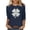 Navy, variant on hotojiny St Patricks Day Shirt Women Tops Plus Size 3/4 Sleeve Cute Tops Crew Neck Printed Shirts Summer Outfit St. Patrick's Day Gift