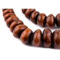 thumbnail image 3 of The Bead Chest Papaya Moroccan Resin Beads Extra Large 37mm Morocco African Orange Round Large Hole 38 Inch Strand Handmade, 3 of 4