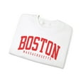 thumbnail image 3 of Boston Massachusetts Sweatshirt Gifts Crew Neck Shirt Long Sleeve Unisex, 3 of 7