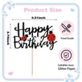 thumbnail image 4 of Decoración de tarta LCRSNMBSRA con temática de mariquitas, feliz cumpleaños, 4 of 7
