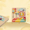 thumbnail image 3 of Costway Kids Montessori Educational Learning Toy with Clock, Seasons, Weathers, Days, 3 of 10