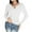 White, variant on Timegard Women Long Sleeve Shirts Built-In Shelf Bra Tops Fall V Neck Long Sleeve Slim Comfy Tee Blouse