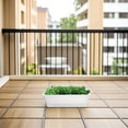 thumbnail image 1 of KONTONTY Plastic Planter Pcs Multi PP Sleek Profile Planters for Balcony Garden Vegetable Planting, 1 of 8