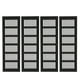 thumbnail image 1 of 4pcs Aluminum Alloy Air Grille Vent Cover for Furniture Wardrobe Shoes Cabinet, 1 of 3