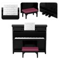 thumbnail image 3 of 1 Juego de mini piano vertical y taburete para escena de rodaje, atrezzo para decoración de casas en miniatura, 3 of 7