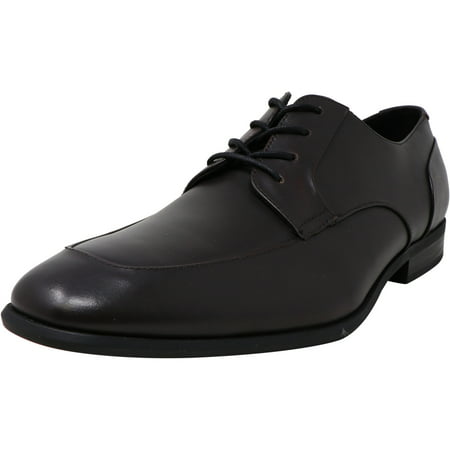 UPC 191712339974 product image for Calvin Klein Men's Lazarus Dress Calf Dark Brown Ankle-High Leather Oxford - 8.5 | upcitemdb.com