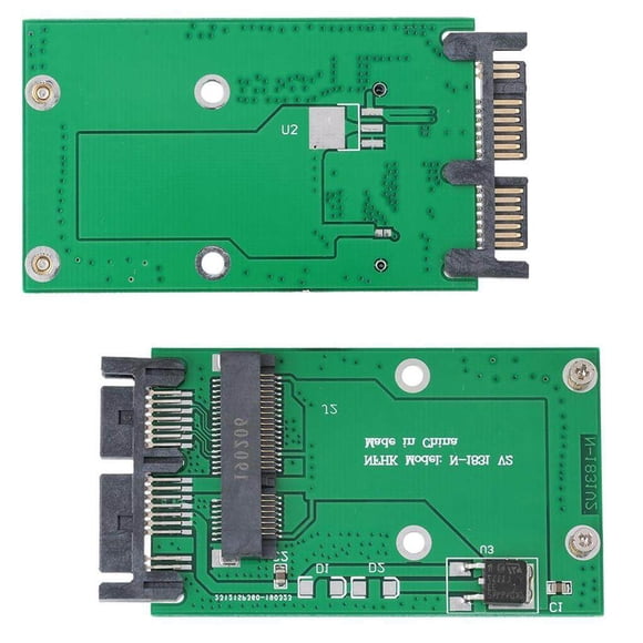 pitrice Mini MSATA Card to 1.8in Micro SATA Interface Adapter Converter Card Disc