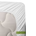 thumbnail image 3 of Ambesonne Football Fitted & Top Sheet Set with Shams, Sports Themed Ball Quanc, Pale Caramel Lime Green, 3 of 4