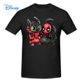thumbnail image 2 of Disney Marvel Deap00l Stitch Toothless T shirt Harajuku Short Sleeve T-shirt 100% Cotton Graphics Tshirt Brands Tee Top3XL Gao Jinjia LED, 2 of 2