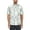 Brilliant White Leaves, variant on Men's and Big Men's Tropical Flower Print Short Sleeve Shirt, Sizes S-5XL