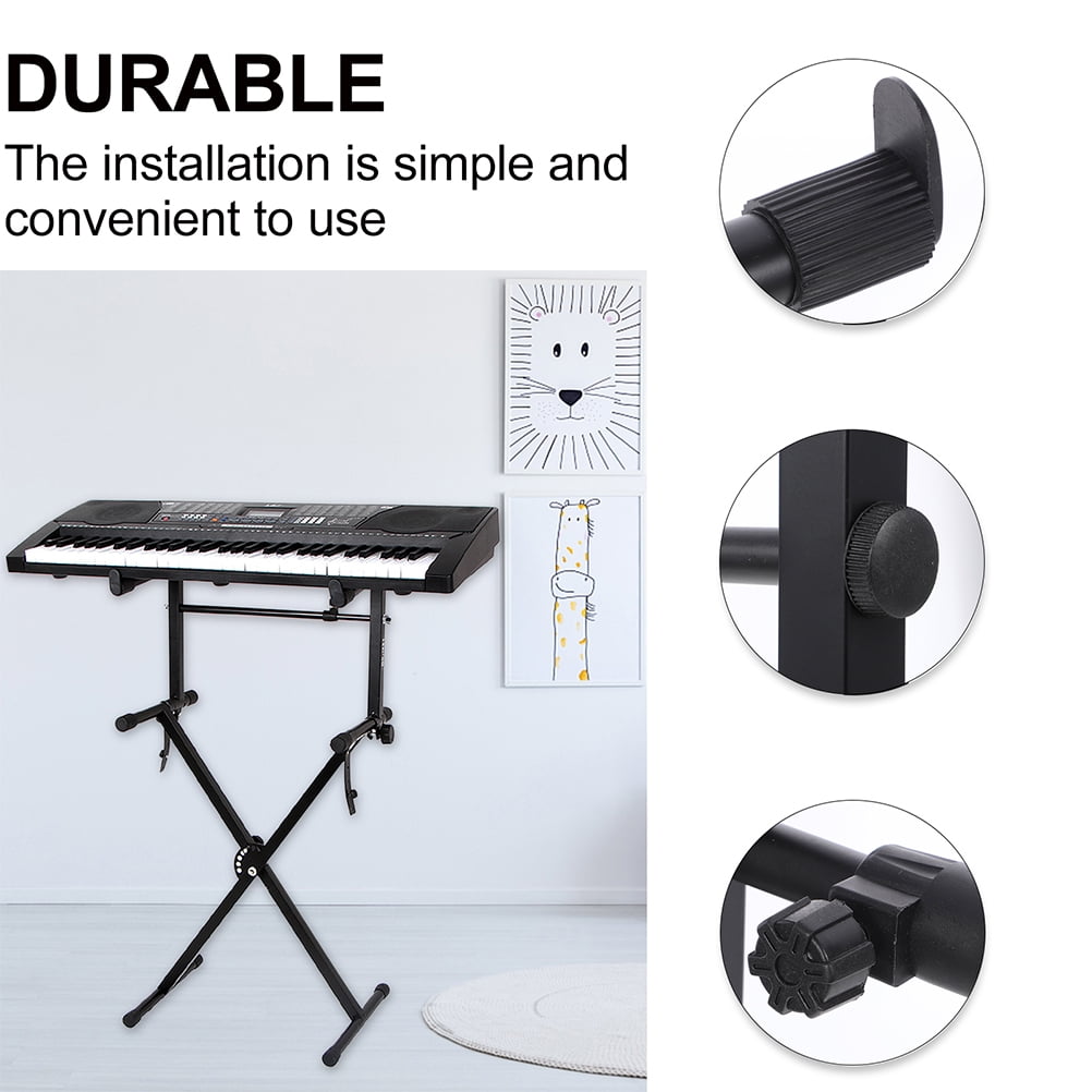 HEMOTON  2 Sets Heightened Piano Stand Keyboard Comfortable