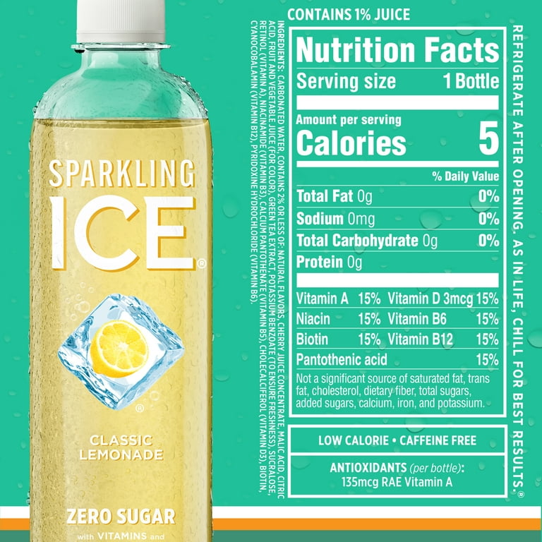 Sparkling Ice Lemonade Variety Pack, 12 Bottles photo 3