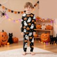 thumbnail image 4 of TOWED22 Toddler Boys Halloween Pumpkin Pajamas Cotton Cute Ghost Print Pjs for Boy Jammies Little Kids Skeleton Skull Sleepwear Clothes Sets(Orange,2-3 Y), 4 of 9