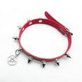 thumbnail image 3 of Gothic Star Pendant Rivet Choker Women Punk Leather Neckalce Jewelry, 3 of 6