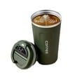 thumbnail image 3 of Taza de café con aislamiento inteligente de 510 ml con pantalla de temperatura, termo aislado de viaje de acero inoxidable para oficina en coche y botella de agua, 3 of 5