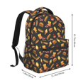 thumbnail image 2 of Disketp Fast Food Mochila Estampada para Hombre y Mujer – Mochila Ligera Clásica con Múltiples Bolsillos para Universidad, Trabajo y Viajes-One Size, 2 of 5