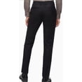 thumbnail image 2 of Calvin Klein Mens Chino Slim-Fit Performance Black Pants 30 x 30, 2 of 4