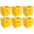 thumbnail image 1 of Purebryt Foldable Cube Storage Bin, 6 Pack, Yellow, 1 of 4