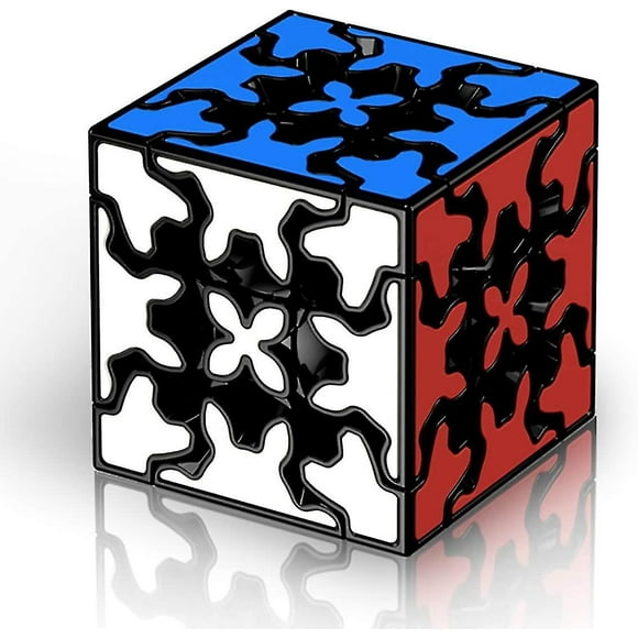 Gear 3x3x3 Magic Cube With Three-dimensional Gear Structure, Embedded Tile Design Tetrahedron Speed Puzzle Cubo Suitable For Brain Development