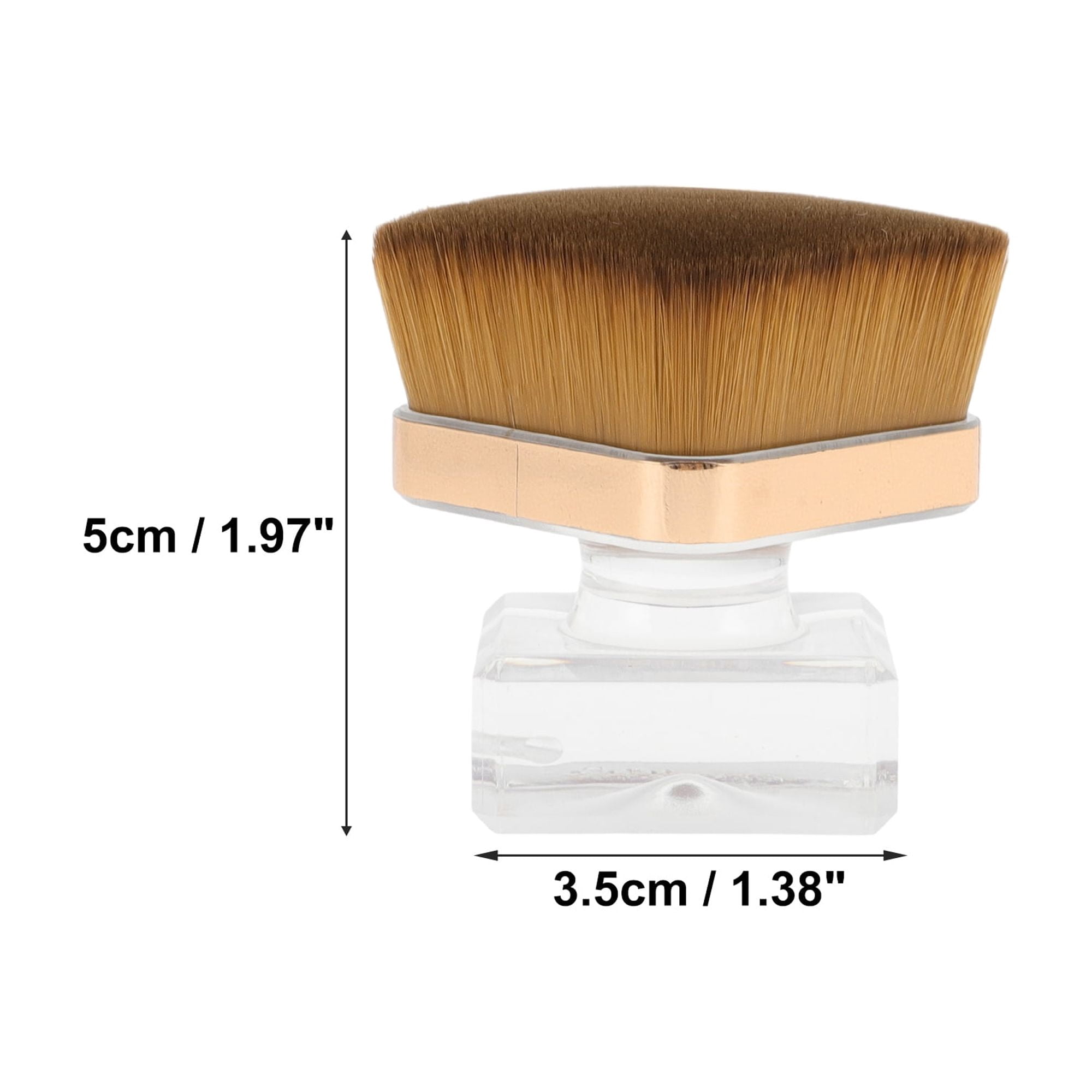 Unique Bargains Makeup Flat Head Brush for Daily Use