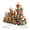 Khaki#5, variant on MOQIN Christmas Decorations Indoor Resin Gingerbread Houses Decor - Gingerbread House Christmas Village Collectible Buildings Figurines Ceramic Shop House for Holiday Xmas Decor Gift