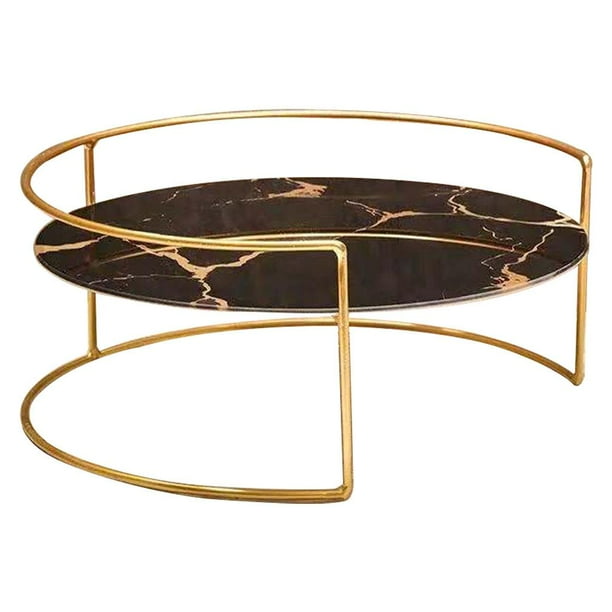 Organizador de escritorio Serenable para cosméticos, pasteles, cupcakes, maquillaje y joyería. Negro grande