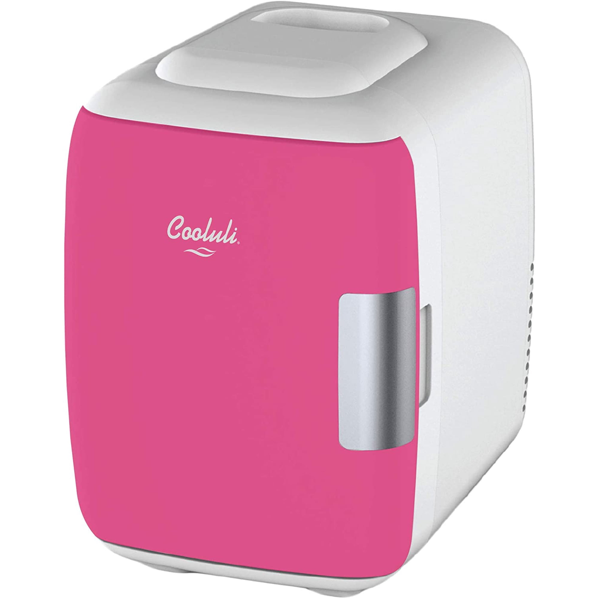 Cooluli Electric 4-Liter Portable Cooler/Warmer Mini Fridge Fuchsia