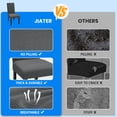 thumbnail image 3 of JIATER Chair Covers for Dining Room Stretch Washable Chair Slipcovers Protector Set of 4,Gray, 3 of 7