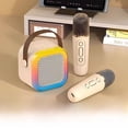 thumbnail image 2 of Popular K12 Bluetooth Speaker Microphone Integrated Outdoor Live Broadcast Home Karaoke Bluetooth Speaker with Microphone, 2 of 6