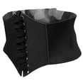 thumbnail image 4 of Cinturón de cinturo con Hebilla Elástica de material cuero Sintético para Mujer de 2 Piezas, 4 of 9