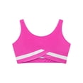 thumbnail image 4 of Nyeemya Yoga Dance Athletic Tank Crop for Girls U Neck Sleeveless Figure Ice Skating Gymnastic Top Hot Pink 10, 4 of 6