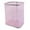 Pink-346, variant on Wall Mount Laundry Basket Folding Mesh Nylon Storage Bag Pink Blue Large Capacity Dirty Clothes Organizer Breathable Odor Control Family Use