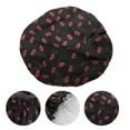 thumbnail image 3 of Unique Bargains Women's Sunflower Bath Cap 1 Pc Black, Red, 3 of 3