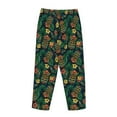thumbnail image 7 of Fotbe Hawaiian Tribal Mask Women's Pajama Pants,Sleepwear Pants,Pj Bottoms Drawstring And Pockets-Medium, 7 of 7