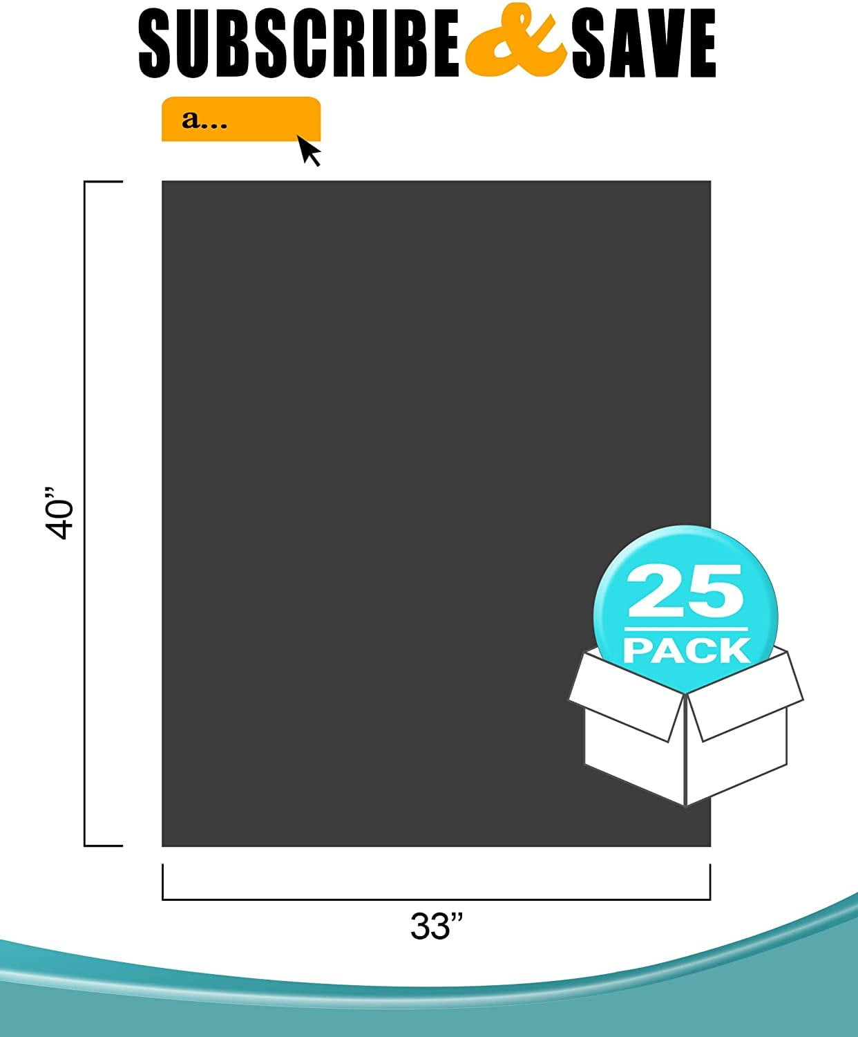 Dropship Pack Of 25 Clear Trash Bags 38 X 58 Thickness 19 Micron