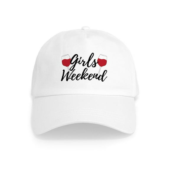 CafePress - Girls Weekend Cap - Adjustable 100% Brushed Unisex Casual Cotton Baseball Cap, Beige, 1